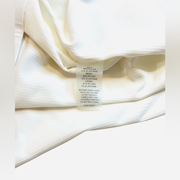 Johnny Was Calme Ribbed Tank Top, Women’s, built in bra, White, Size Small - Picture 4 of 7